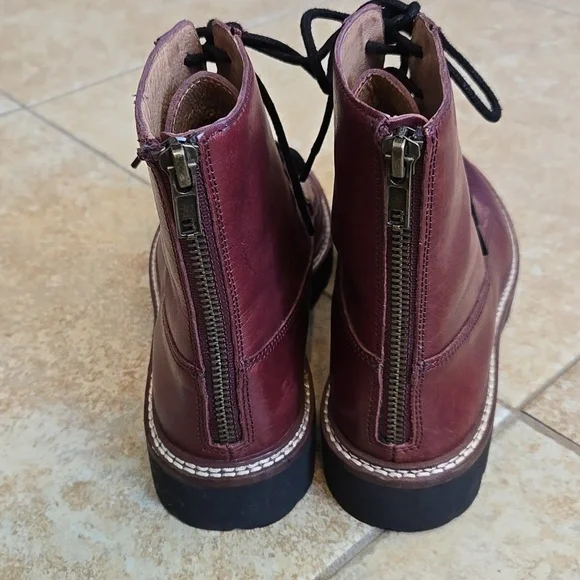 Madewell The Citywalk Lugsole Leather Lace-up Boot EUC - Picture 4 of 11